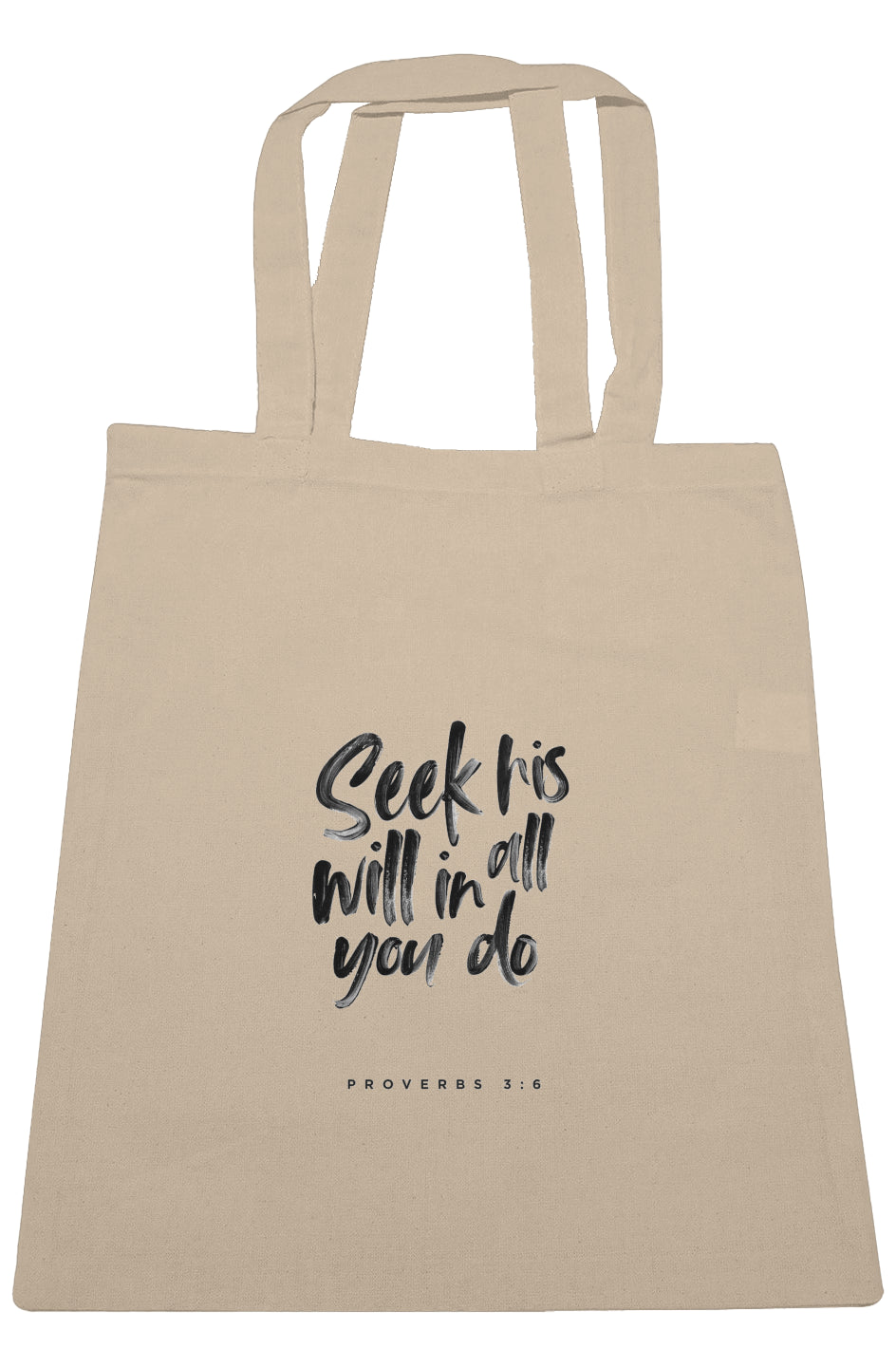 Prov3:6 Large Canvas Tote