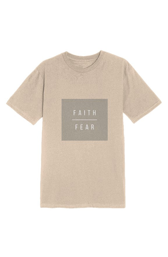 "Faith Over Fear" Unisex Heavyweight T-Shirt